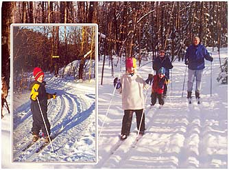Skiing the Bear Crossing Trails